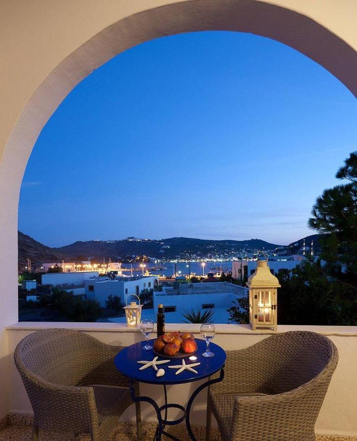 Patmos Katina Rooms Skála Buitenkant foto